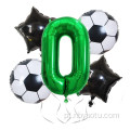 Decoração de festa 5pcs Balões de futebol setbirthday Party